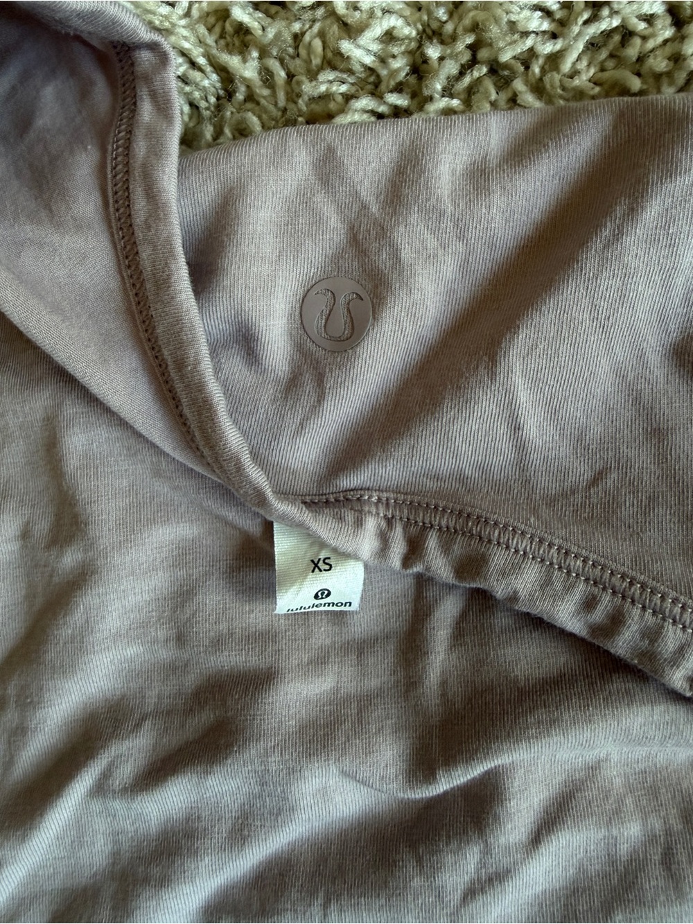 Lululemon XS Dusty Mauve Tank Top